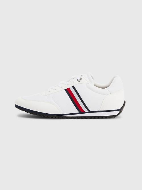 Tommy Hilfiger Essential Mesh Signature Tape Tornacipő Férfi Fehér | TH820NYM