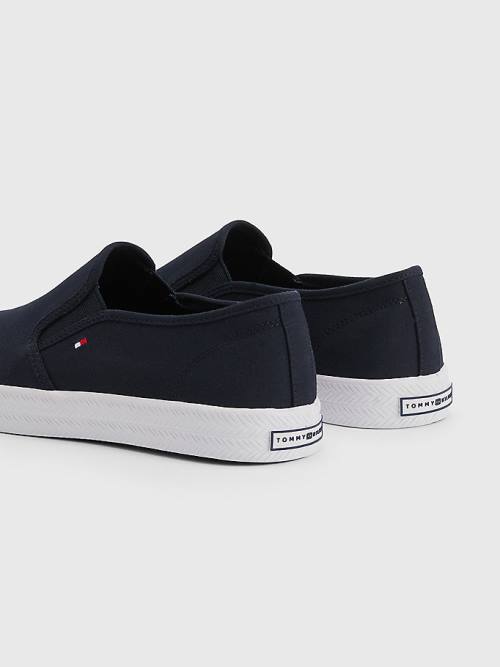 Tommy Hilfiger Essential Nautical Slip-On Tornacipő Női Kék | TH527XZY