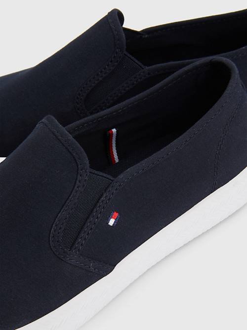 Tommy Hilfiger Essential Nautical Slip-On Tornacipő Női Kék | TH527XZY