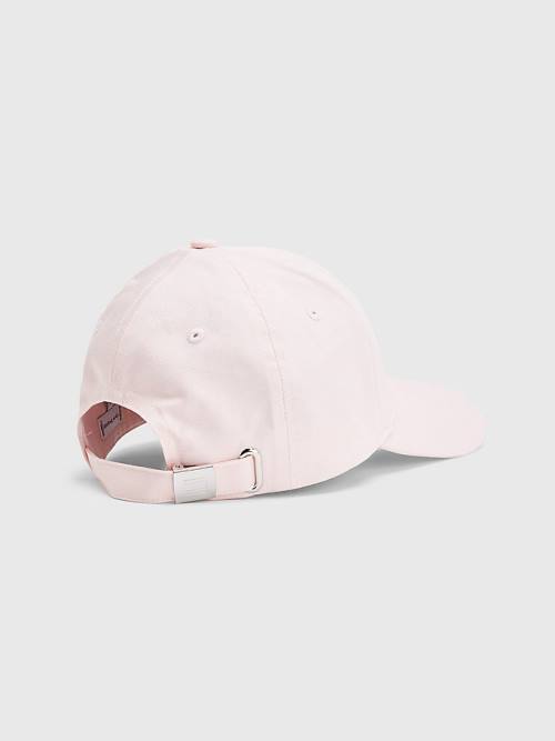 Tommy Hilfiger Essential Organic Pamut Flag Cap Kalap Női Rózsaszín | TH076AOD