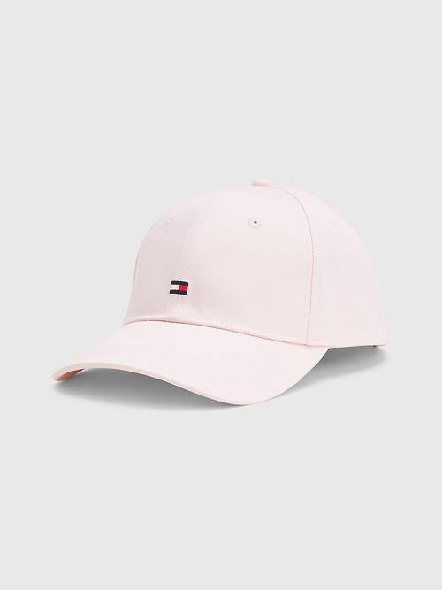 Tommy Hilfiger Essential Organic Pamut Flag Cap Kalap Női Rózsaszín | TH076AOD