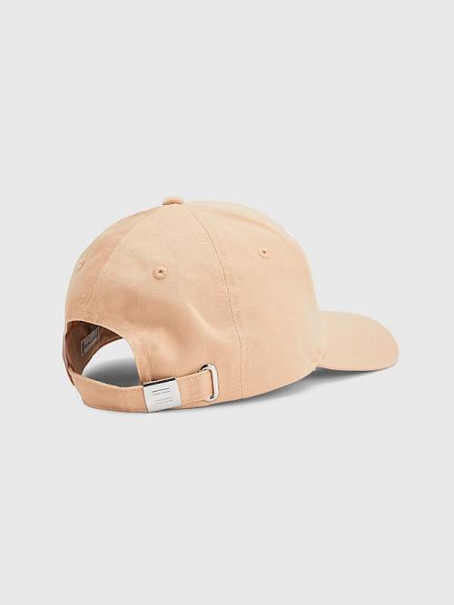 Tommy Hilfiger Essential Organic Pamut Flag Cap Kalap Női Bézs | TH624REN