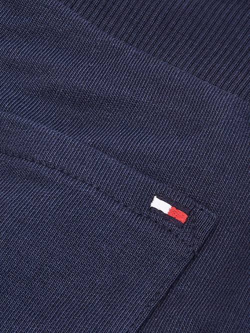 Tommy Hilfiger Essential Organic Pamut Logo Joggers Nadrág Fiú Kék | TH169AIV