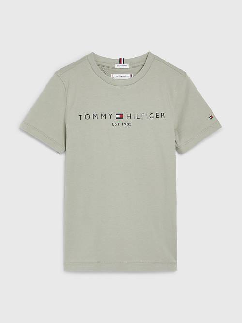 Tommy Hilfiger Essential Organic Pamut Póló Fiú Szürke | TH981QPA