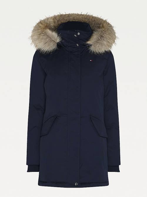 Tommy Hilfiger Essential Padded Parka Dzseki Női Kék | TH294HSP