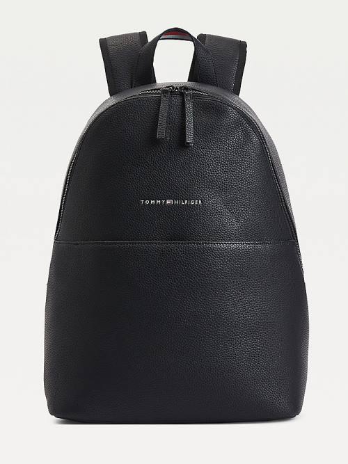 Tommy Hilfiger Essential Pebble Grain Backpack Táska Férfi Fekete | TH721JWH