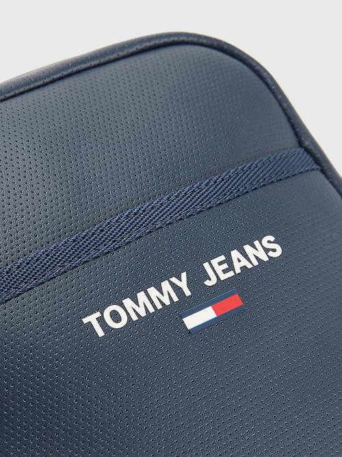 Tommy Hilfiger Essential Perforated Reporter Táska Férfi Kék | TH604AQD