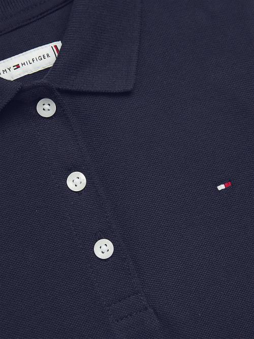 Tommy Hilfiger Essential Polo Ruha Lány Kék | TH950JEF