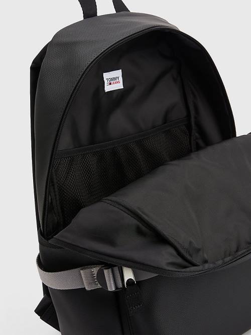 Tommy Hilfiger Essential Reflective Backpack Táska Férfi Fekete | TH102DSV