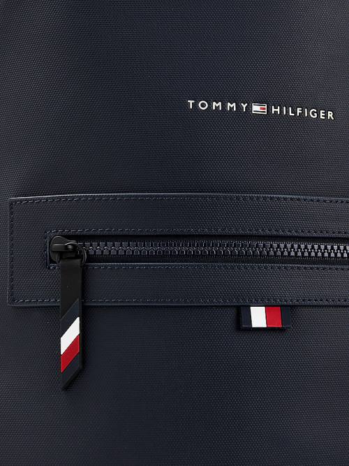 Tommy Hilfiger Essential Signature Backpack Táska Férfi Kék | TH963GVB