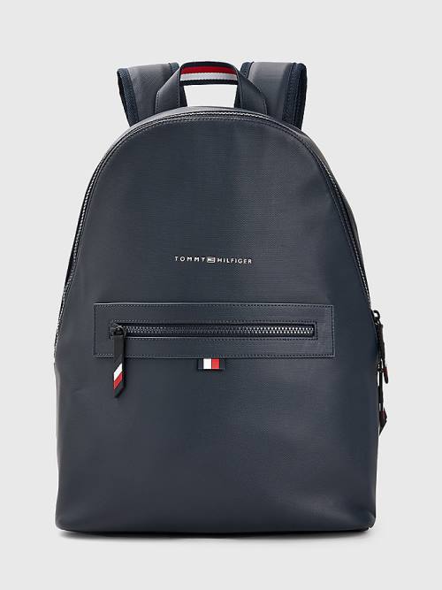 Tommy Hilfiger Essential Signature Backpack Táska Férfi Kék | TH963GVB