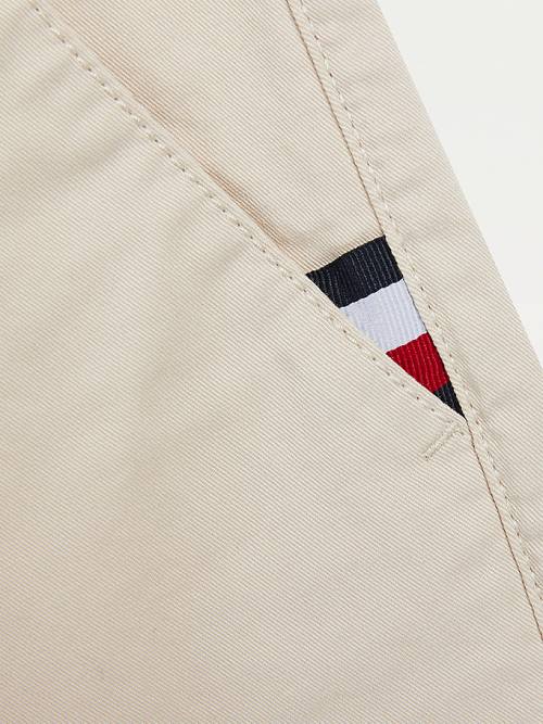 Tommy Hilfiger Essential Slim Fit Chinos Nadrág Fiú Bézs | TH037FVG