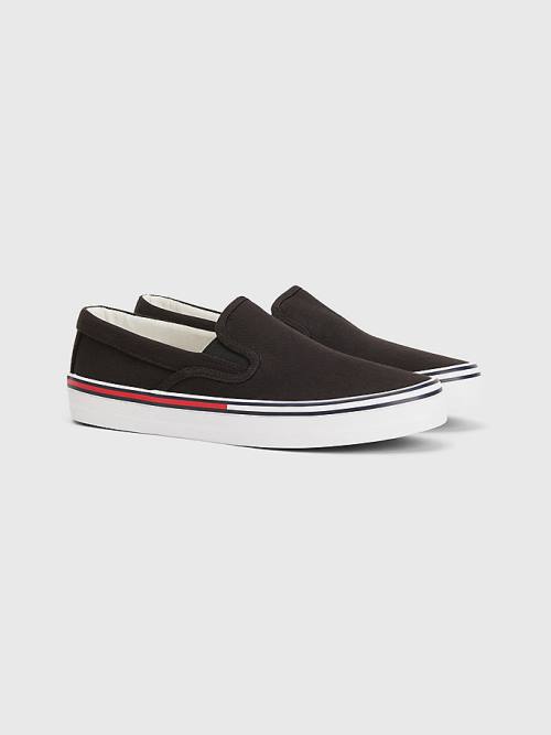 Tommy Hilfiger Essential Slip On Tornacipő Női Fekete | TH634YNP