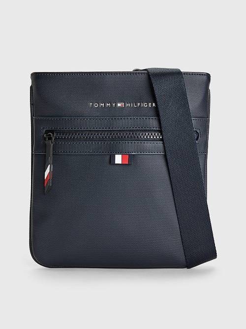 Tommy Hilfiger Essential Small Crossover Táska Férfi Kék | TH021JOX