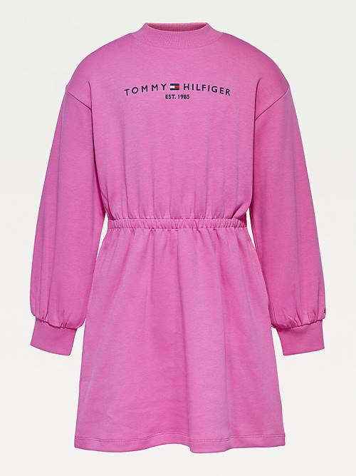 Tommy Hilfiger Essential Sweatshirt Ruha Lány Lila | TH843BLF