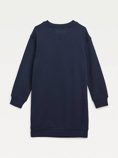 Tommy Hilfiger Essential Sweatshirt Ruha Lány Kék | TH860BUI