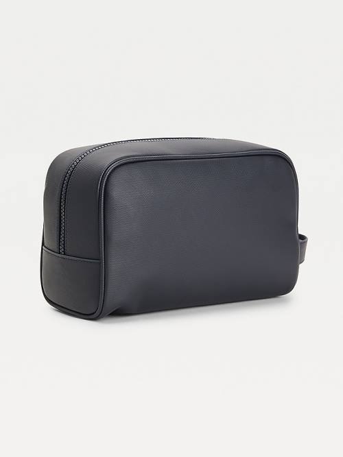 Tommy Hilfiger Essential Vizi Repellent Washbag Táska Férfi Kék | TH104TXG