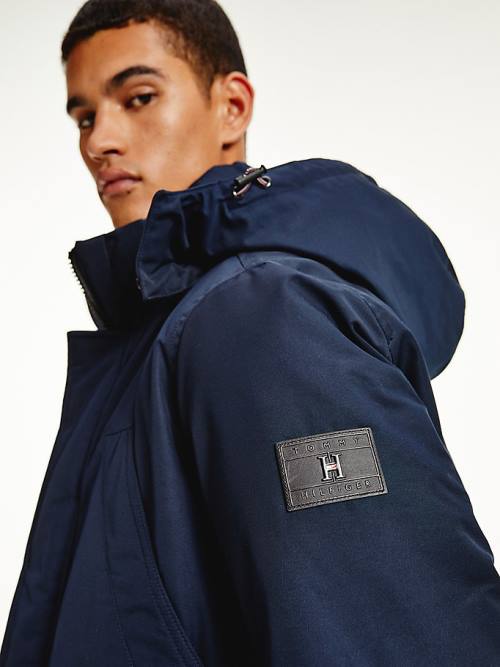 Tommy Hilfiger Exclusive Down Parka Dzseki Férfi Kék | TH635UVL