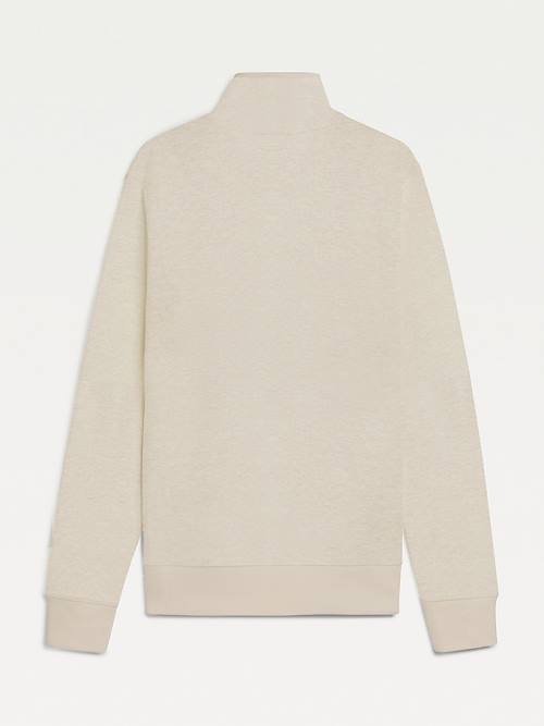 Tommy Hilfiger Exclusive Mock Turtleneck Pulóver Férfi Bézs | TH016XMG