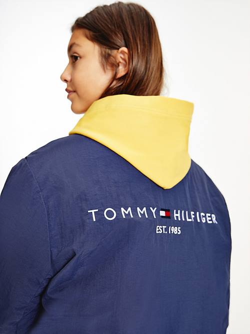 Tommy Hilfiger Exclusive Reversible Down Kabát Lány Kék | TH273NXD