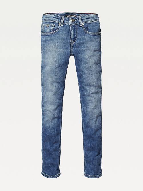 Tommy Hilfiger Faded Skinny Farmer Fiú Denim | TH823BYJ