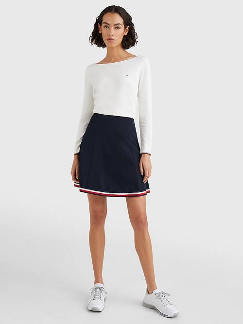 Tommy Hilfiger Fit And Flare Szoknya Női Kék | TH961BAU