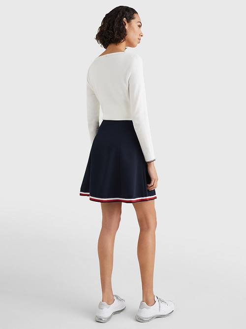 Tommy Hilfiger Fit And Flare Szoknya Női Kék | TH961BAU