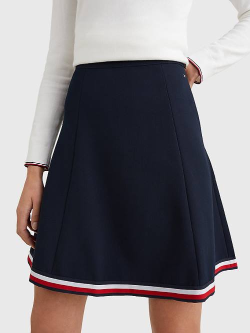 Tommy Hilfiger Fit And Flare Szoknya Női Kék | TH961BAU