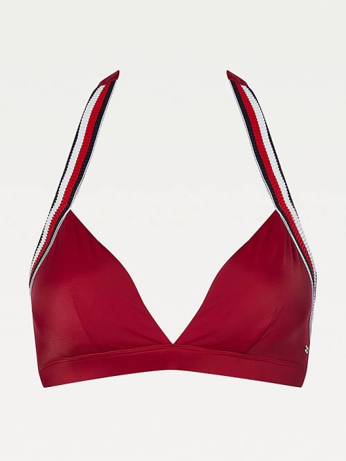 Tommy Hilfiger Fixed Triangle Bikini Top Fürdőruha Női Rózsaszín | TH567AIY