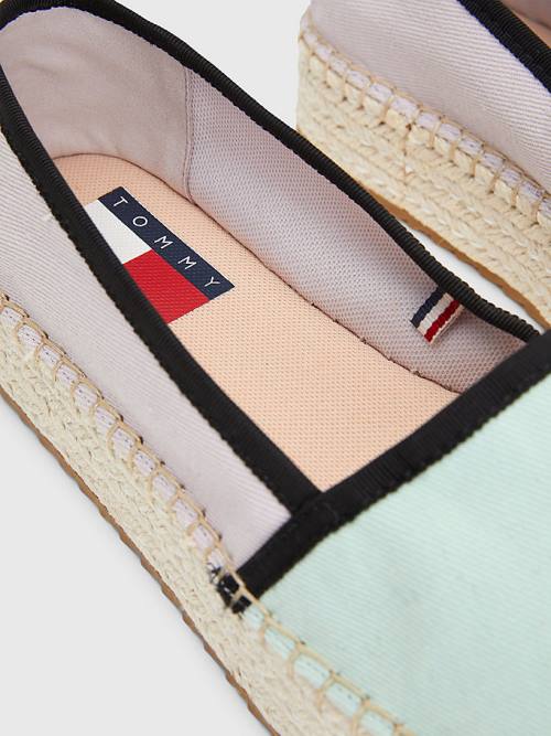 Tommy Hilfiger Flatform Espadrilles Loafer Cipő Női Kék | TH270IZG