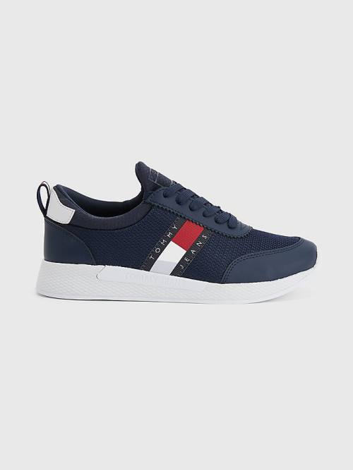 Tommy Hilfiger Flexi Knitted Tornacipő Női Kék | TH964CYU