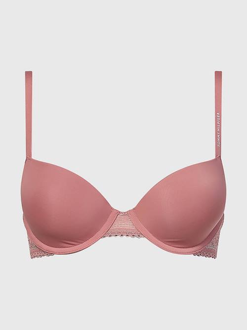 Tommy Hilfiger Floral Csipke Padded Balconette Bra Fehérnemű Női Narancssárga | TH249ECT