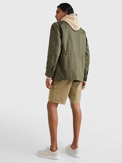 Tommy Hilfiger Four Pocket Field Kabát Férfi Khaki | TH639VDS