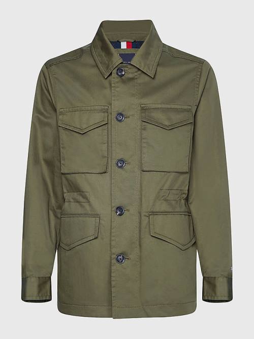 Tommy Hilfiger Four Pocket Field Kabát Férfi Khaki | TH639VDS