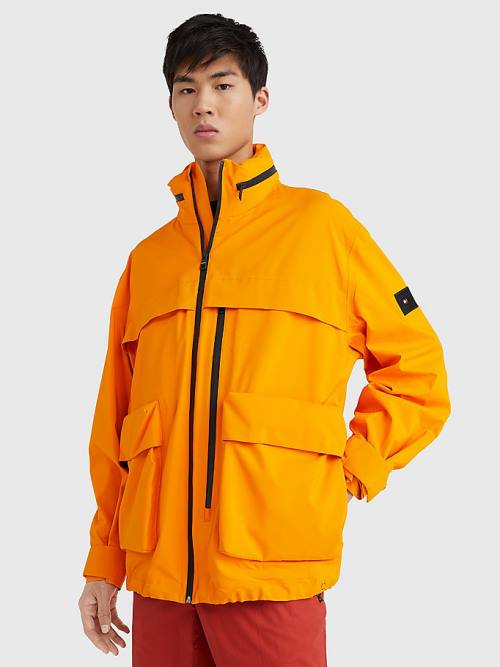 Tommy Hilfiger GORE-TEX Padded Kabát Férfi Narancssárga | TH861ARM