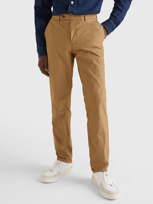 Tommy Hilfiger Garment-Dyed Öltöny Férfi Khaki | TH082XDQ