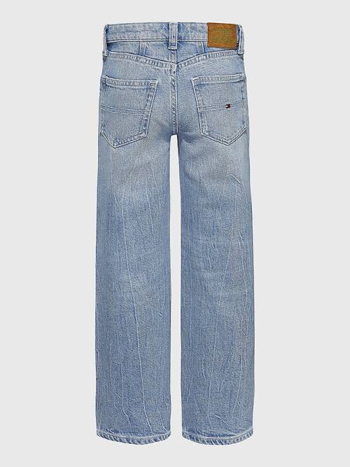 Tommy Hilfiger Girlfriend Faded Distressed Farmer Lány Denim | TH714EGF