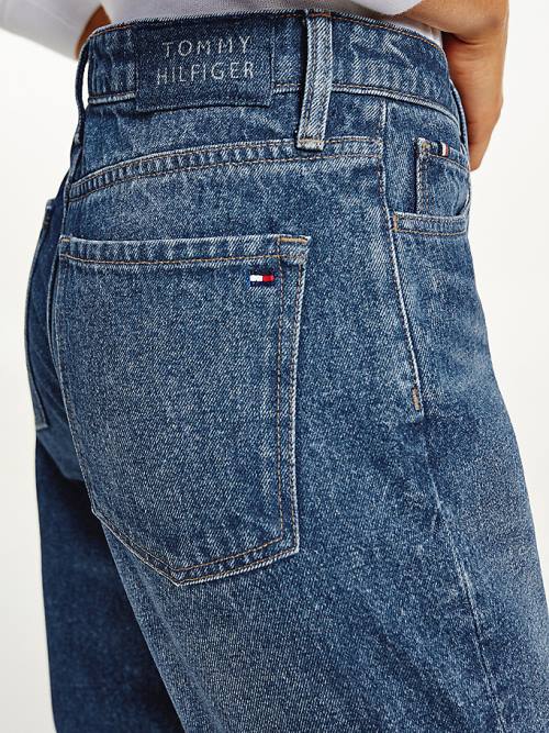 Tommy Hilfiger Gramercy High Rise Tapered Mom Farmer Női Denim | TH279TID