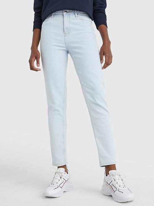 Tommy Hilfiger Gramercy Mom High Rise Tapered Farmer Női Denim | TH083HYR