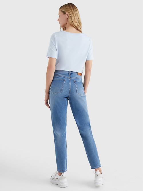 Tommy Hilfiger Gramercy Mom High Rise Tapered Farmer Női Denim | TH574MPL