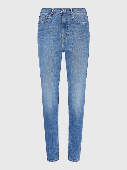 Tommy Hilfiger Gramercy Mom High Rise Tapered Farmer Női Denim | TH574MPL