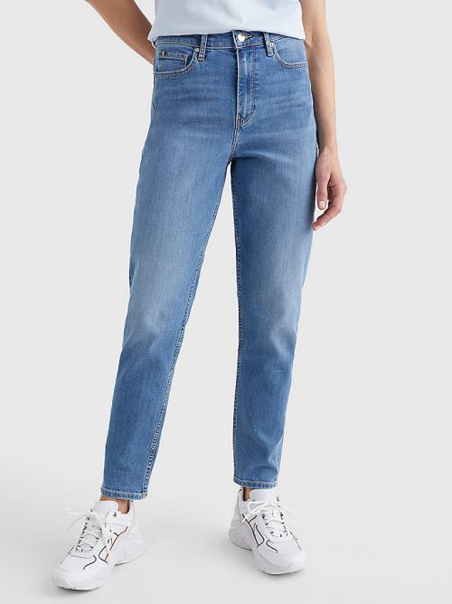 Tommy Hilfiger Gramercy Mom High Rise Tapered Farmer Női Denim | TH574MPL