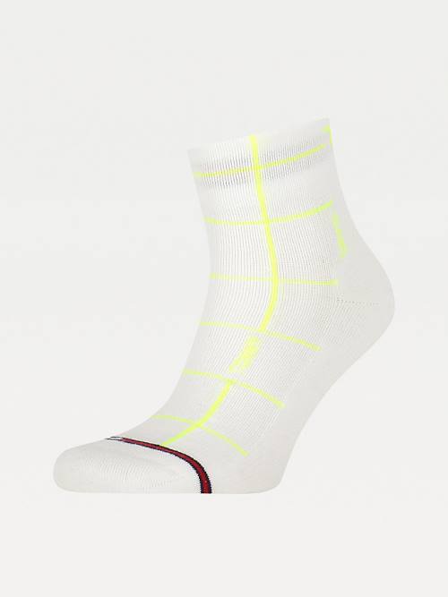 Tommy Hilfiger Grid Check Ankle-Length Zokni Férfi Zöld | TH019XFN