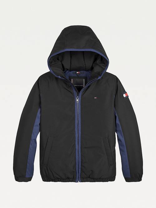 Tommy Hilfiger H Padded Kabát Fiú Fekete | TH421VTQ