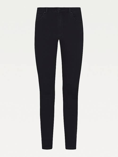 Tommy Hilfiger Harlem High Rise Skinny TH Flex Black Farmer Női Denim | TH960XSB