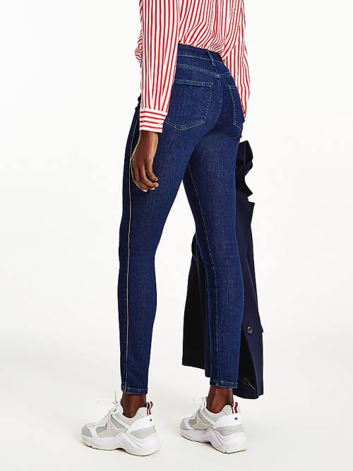 Tommy Hilfiger Harlem High Rise Super Skinny Farmer Női Denim | TH615MIS