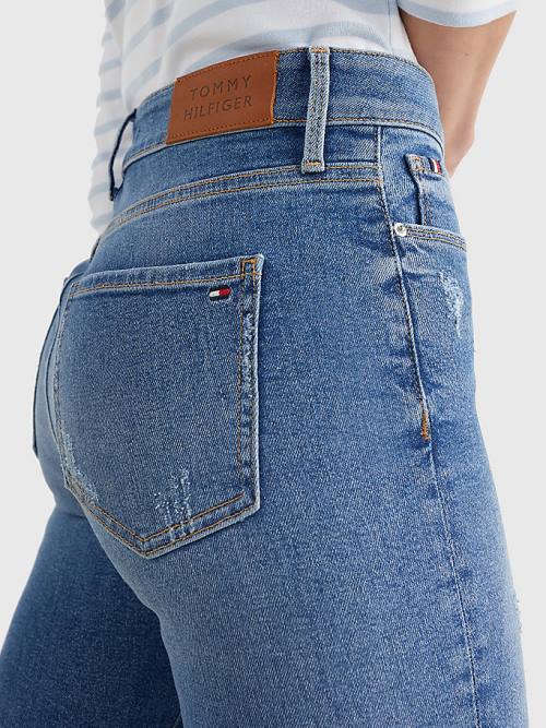 Tommy Hilfiger Harlem High Rise Super Skinny Farmer Női Denim | TH756PXH