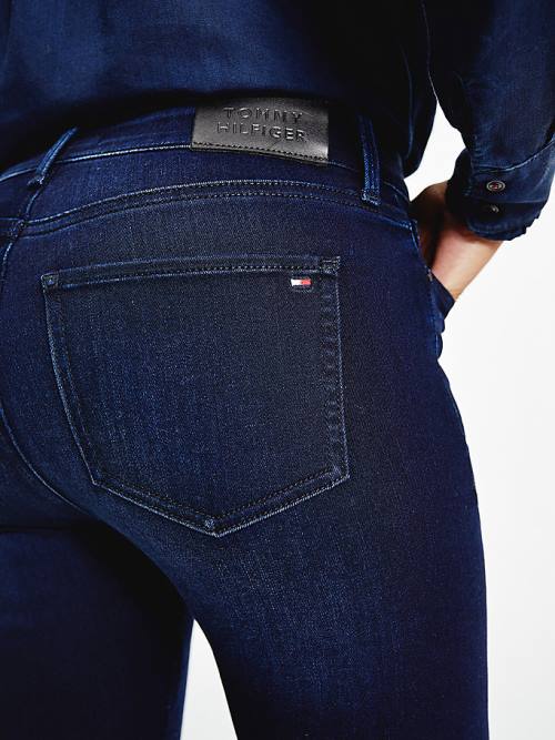 Tommy Hilfiger Harlem High Rise Super Skinny Seamless Farmer Női Denim | TH938QZE