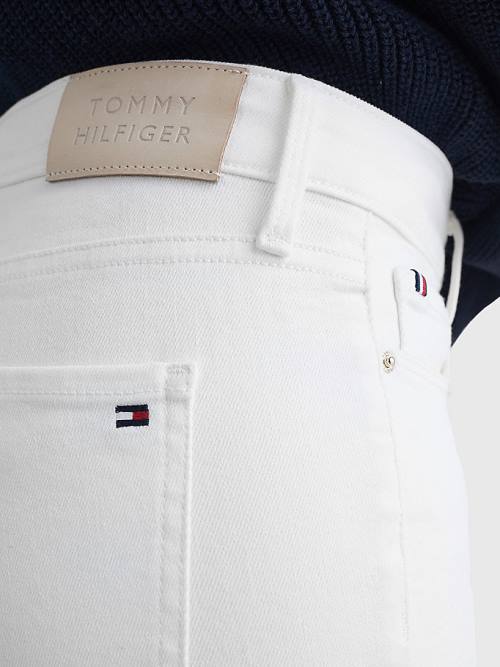 Tommy Hilfiger Harlem High Rise Super Skinny Farmer Női Fehér | TH956EHC