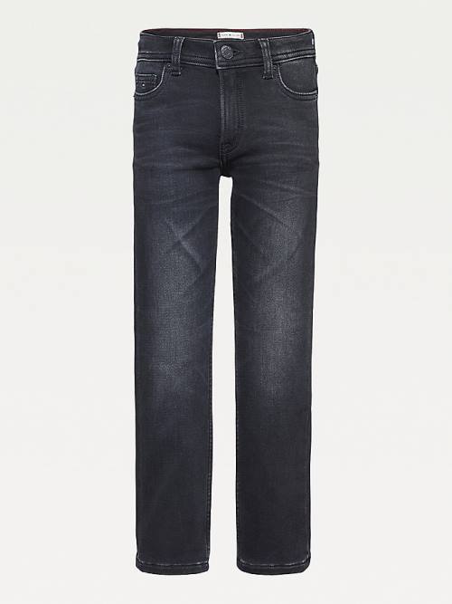 Tommy Hilfiger Harper Faded Black Farmer Lány Denim | TH735MOK